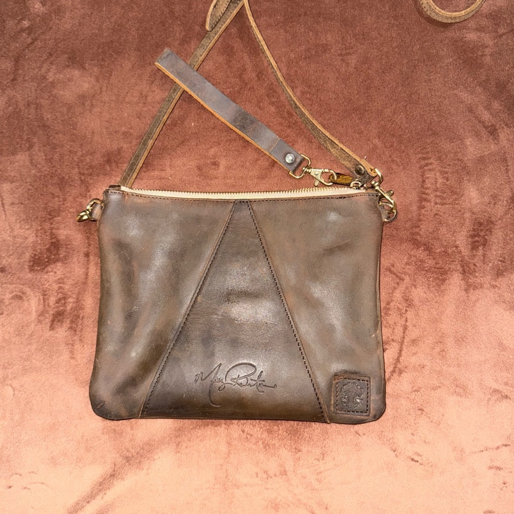 Brown Leather Crossbody Bag